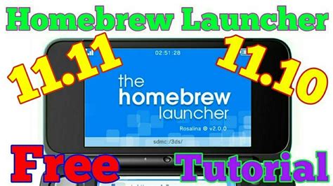 how to open homebrew launcher 3ds