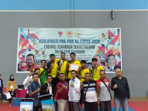 Tim Sepak Takraw Putra Sumsel Melaju Ke Pon Di Papua Kabar Muara