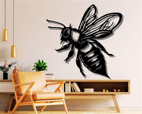 Bee Dxf Svg Png Files Bee Honey Honeycomb Bees Cut File , for , Cnc ...