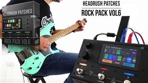 Headrush Pedalboard Gigboard MX5 Patches Rock Pack Vol6