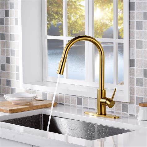 Amazing Force Touchless Kitchen Faucet With 2 Modes Pull Down Sprayer Single Handle Automatic