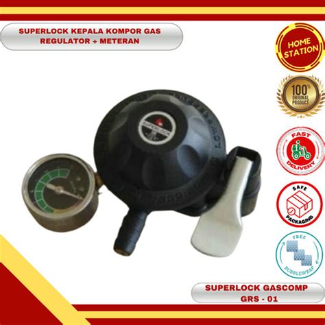 Jual Regulator Gas Tekanan Rendah Superlock Gascomp Grs Kepala Gas