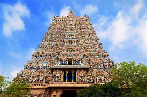meenakshi amman temple  map bzhv