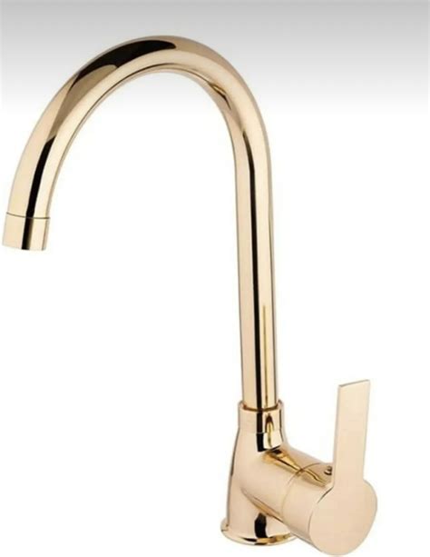 Bdl Armature Gold Gold Kitchen Sink Mixer Tap Fountain With Double