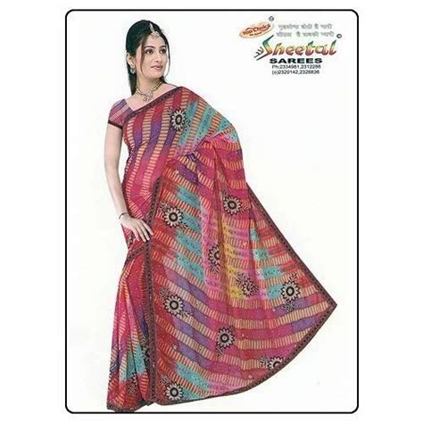 Viscose Sarees At Best Price In Surat By Sheetal Silk Mills Id