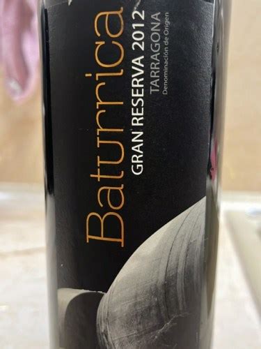 2012 Baturrica Gran Reserva Vivino US