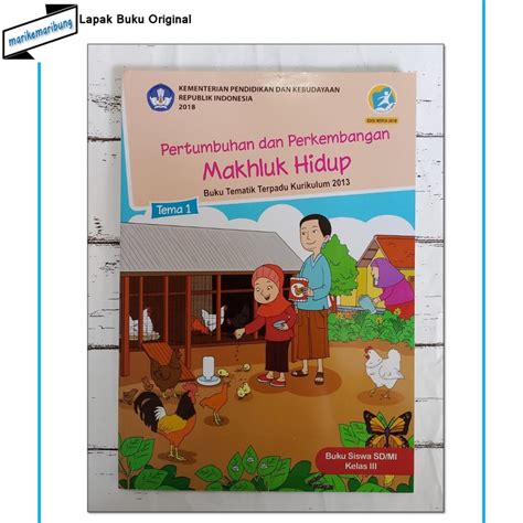 Jual Buku Siswa Tematik Kelas Sd Mi Tema Pertumbuhan Dan