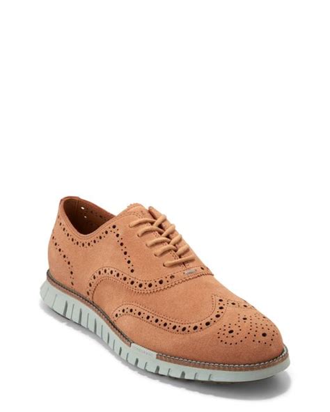 Cole Haan Zerogrand Remastered Wingtip Oxford In Brown For Men Lyst