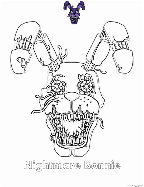 Shadow Bonnie Page Coloring Pages