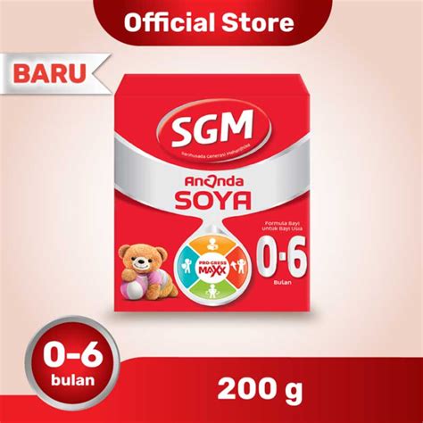 SGM Ananda ISOPRO SOY 0 6 Bulan Susu Formula Bayi Bubuk 200 G Lazada