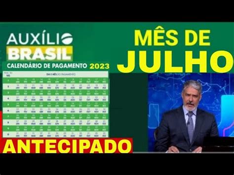 URGENTE Saiu o calendário oficial de JULHO 2023 AUXÍLIO BRASIL ainda