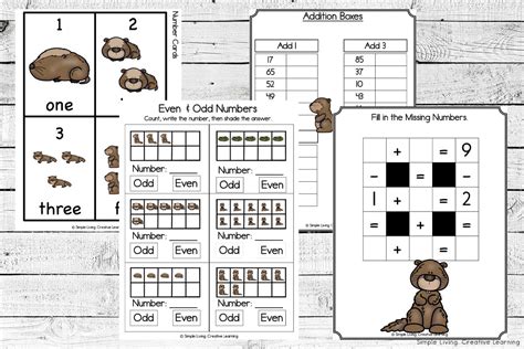 Groundhog Life Cycle Printables - Simple Living. Creative Learning