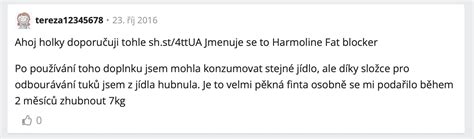 HarmoLine recenze Pomůže vám skutečně zhubnout Odtučnit cz