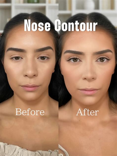 Makeup Nose Contouring Before After Saubhaya Makeup