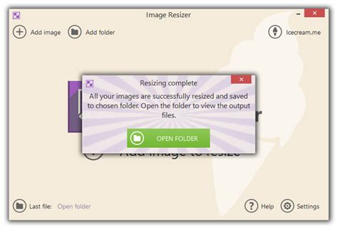 Icecream Image Resizer Descargar