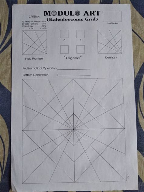 Modulo Art Square Grid