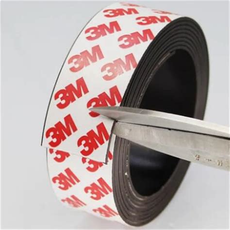 30 X 1 5mm Super Magnet Strip Self Adhesive Flexible Magnetic Strip