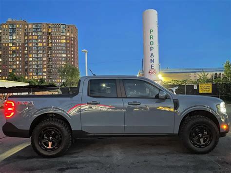 2022 Ford Maverick Lariat Looks Pretty Great With Off Road Tires Lift