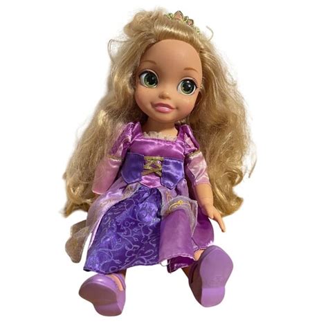Disney Toys Disney Princess Rapunzel Doll Blonde Hair Purple