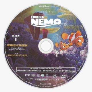 Finding Nemo Dvd Menu Disc 1 Download Transparent PNG - 1000x1000 ...