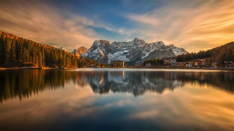 Mirrored Krzysztof Browko Horizon Clear Water Trees Landscape Sky