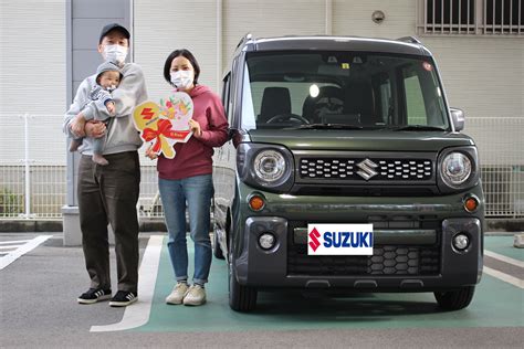 スペーシアギアご納車いたしました｜納車ギャラリー｜お店ブログ｜株式会社スズキ自販近畿 スズキアリーナ鳳北