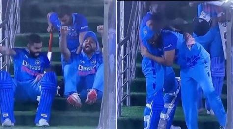 Ind Vs Aus Rohit Sharma And Virat Kohli Celebrated After Victory Video