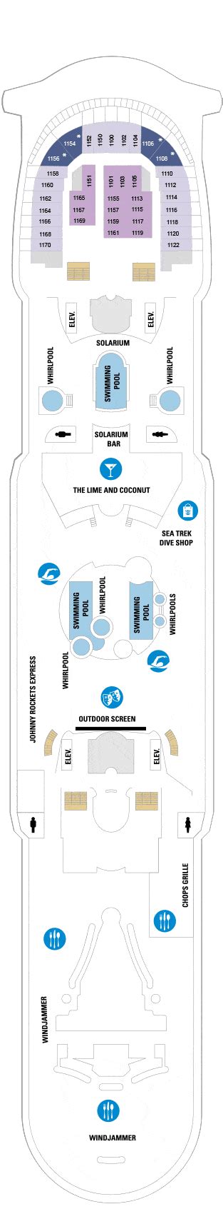 Explorer Of The Seas Deck Plan Cabin Plan