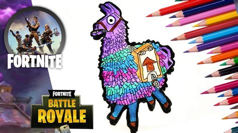 Como Dibujar La Llama Fortnite Battle Royale Speed Drawing