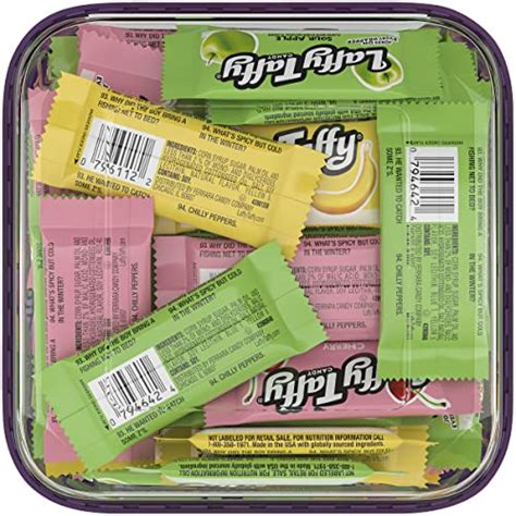 Laffy Taffy Candy Assorted Fruit Flavored Taffy Candy Sour Apple