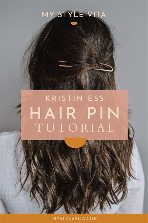 A Rose Gold Hair Pin Tutorial For The Holidays Hair Pins Gold Hair