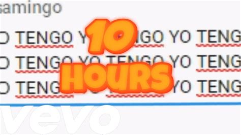 Albertsstuffflamingo Saying Yo Tengo For 10 Hours Youtube