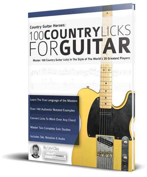 100 Country Licks for Guitar - Fundamental Changes Music Book Publishing