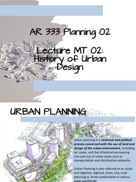 LEC MT02 History of Urban Planning | PDF | Babylon | Neolithic