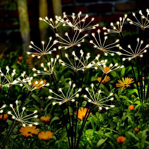 Lumi Res Solaires De Jardin Paquet De Feux D Artifice Solaires