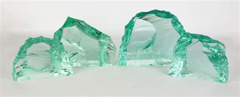 Vicke Lindstrand (Swedish, 1904 - 1983) Ice Block Sculptures | Cottone ...