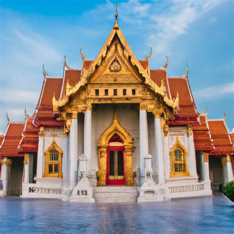 Wat Benchamabophit Dusitvanaram Marble Temple Bangkok In Thailand