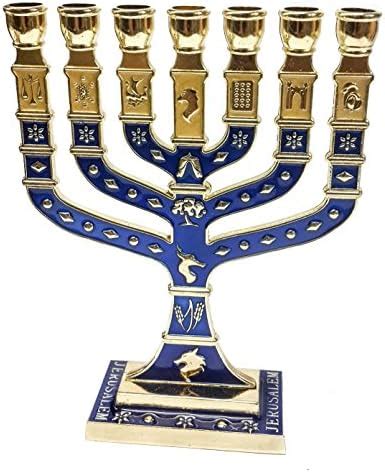 Amazon BRTAGG 12 Tribes Of Israel Menorah Jerusalem Temple 7