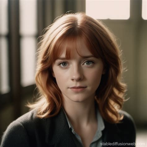 Female Version Of Ron Weasley Stable Diffusion Online