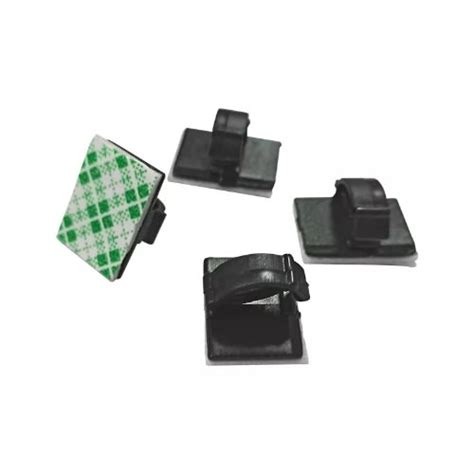 Adhesive Cable Clips Holder - Clamps - 20 Pieces - Black | Konga Online ...