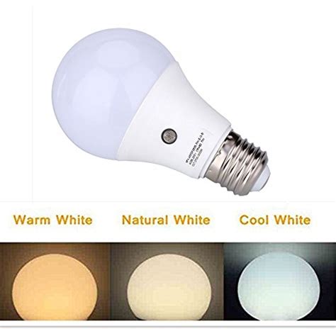 ELEOPTION LED Light Bulb 7W E27 630Lumens With Integrated Twilight