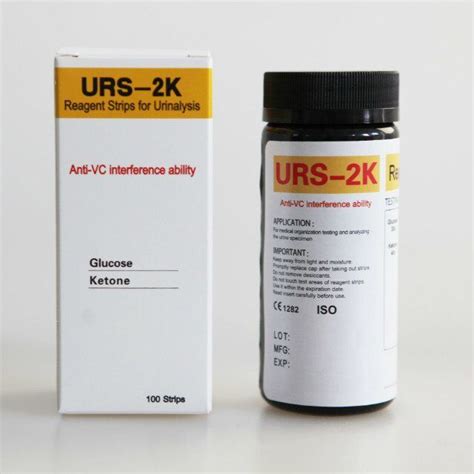 Fda Ce Visual Ketone Urine Test Reagent Strips Urs K China Test