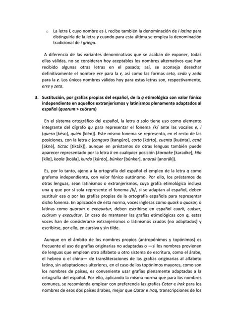 Principales Novedades De La Ortografia De La Lengua Espanola PDF