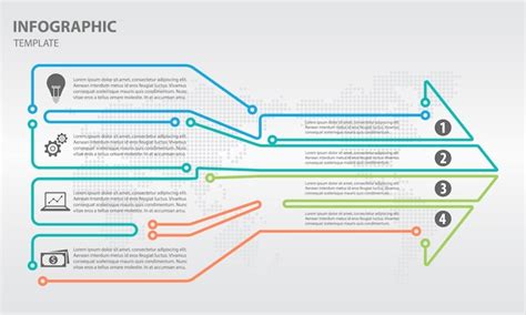 Premium Vector | Infographic arrow design