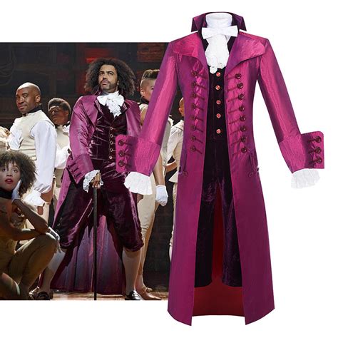 Hamilton Musical Thomas Jefferson Marquis de Lafayette Cosplay Costume ...