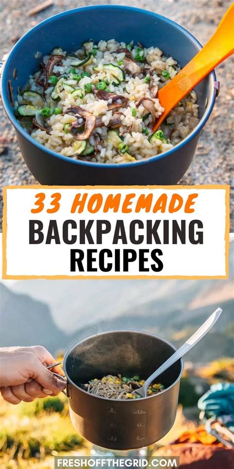 33 DIY Backpacking Recipes - Lightweight & Calorie Dense - Fresh Off The Grid