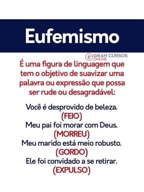 Eufemismo Exemplos De Frases - Exemplos De Eufemismo Na Literatura 23 Ideias De Literatura E