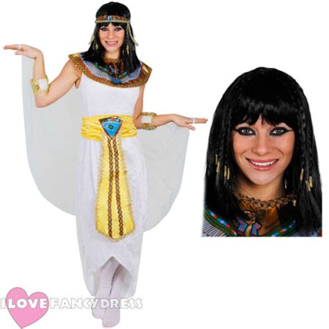 Ladies Cleopatra Costume Queen Of The Nile Adult Egyptian Fancy Dress