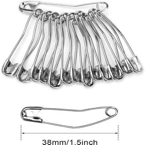 Safety Pins E Outstanding 100pcs Curved Safety Pins Bending Pins