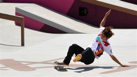 Olympics Skateboarding Horigome Wins First Olympic Gold For